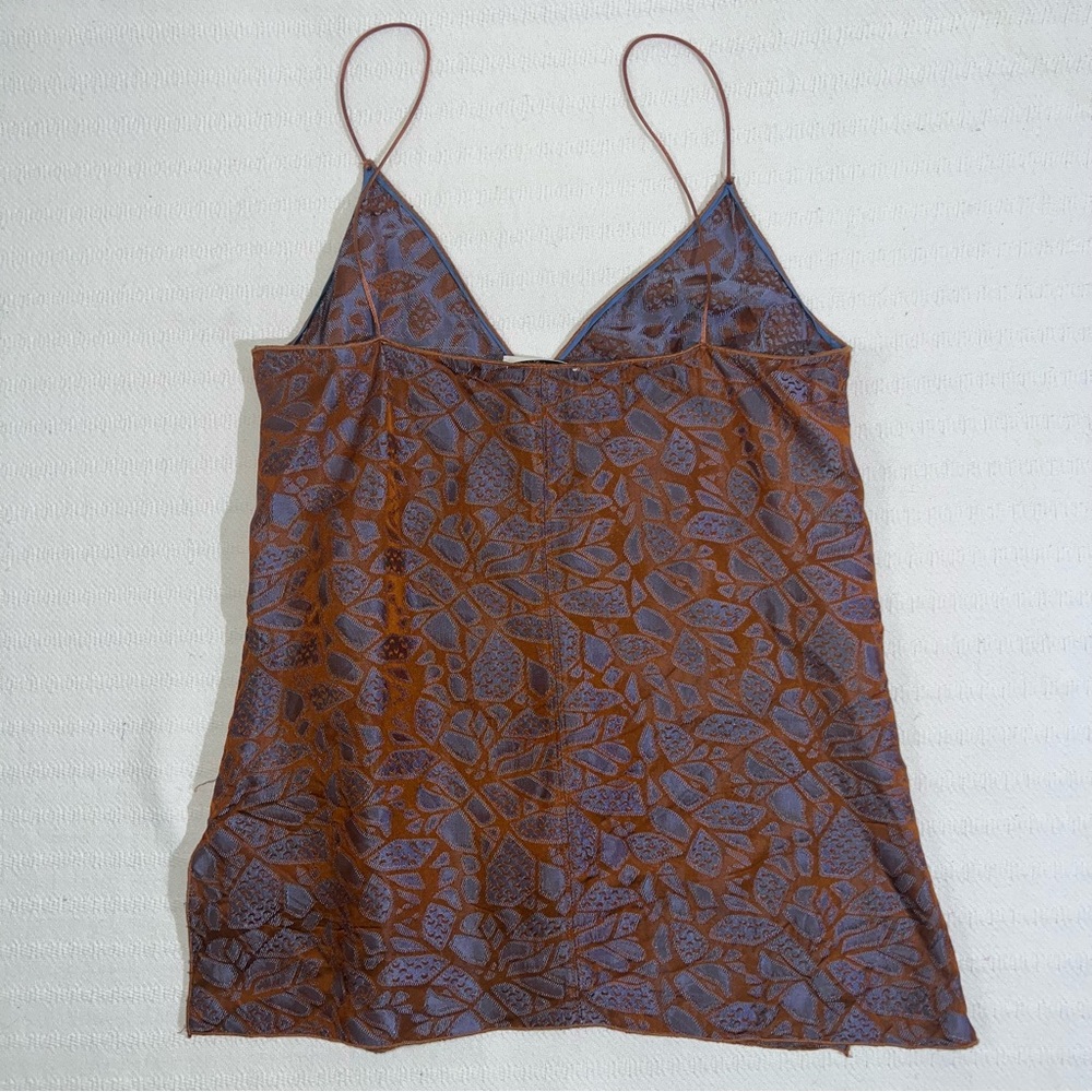 Forte_Forte Italy Abstract Tank Top Small Designer Luxury Contemporary Boho - Picture 3 of 7